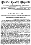 Public health reports  v 13 no 6 February 11 1898
