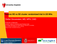 Fluzone HD vs SD cluster randomized trial in US NHs