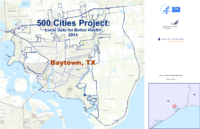 500 Cities Project Local Data for Better Health 2014 Baytown TX