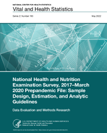 National Health and Nutrition Examination Survey 2017March 2020 Prepandemic File Sample Design Estimation and Analytic Guidelines