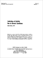 Limitation of activity due to chronic conditions United States 1974