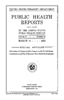 Public Health Reports  v 47 no 12  cover