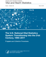 The US National Vital Statistics System Transitioning Into the 21st Century 19902017