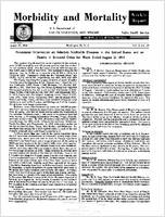 Morbidity and Mortality Weekly Report Vol 3 No 33 August 27 1954