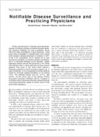 Notifiable Disease Surveillance and Practicing Physicians