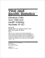 Advance Data from Vital and Health Statistics Numbers 4150