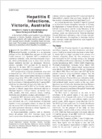 Hepatitis E Infections Victoria Australia