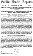 Public health reports  v 63 no 4 January 23 1948