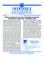 MMWR Morbidity and Mortality Weekly Report Vol 58 No 5152 January 8 2010
