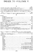 Weekly Abstract of Sanitary Reports  v V  index