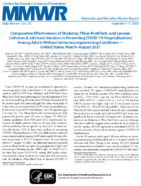 Comparative Effectiveness of Moderna PfizerBioNTech and Janssen Johnson  Johnson Vaccines in Preventing COVID19 Hospitalizations Among Adults Without Immunocompromising Conditions  United States MarchAugust 2021