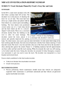 Truck Mechanic Pinned By Trucks Sway Bar and Link