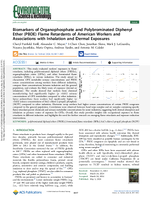 Biomarkers of Organophosphate and Polybrominated Diphenyl Ether PBDE Flame Retardants of American Workers and Associations with Inhalation and Dermal Exposures