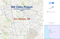 500 Cities Project Local Data for Better Health 2014 San Ramon CA
