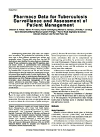 Pharmacy Data for Tuberculosis Surveillance and Assessment of Patient Management