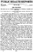 Weekly Reports for MAY 23 1913