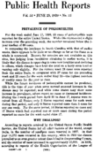 Public Health Reports  v 54 no 25 JUNE 23 1939