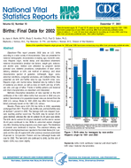 Births Final Data for 2002