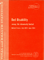 Bed Disability Among the Chronically Limited United States July 1957June 1961
