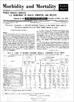 Morbidity and Mortality Weekly Report For release January 31 1958 Vol 7 No 4