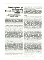 Staphylococcus lugdunensis Pacemakerrelated Infection