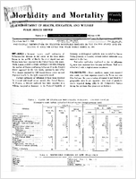 Morbidity and Mortality Weekly Report Vol 11 No 13 for Release April 6 1962