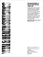Hysterectomies in the United States 196584