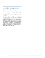 Announcement Community Preventive Services Task Force Recommendation for TeamBased Care for Patients with Type 2 Diabetes