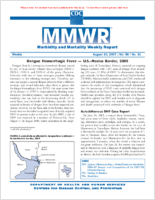 MMWR Morbidity and Mortality Weekly Report Vol 56 No 31 August 10 2007