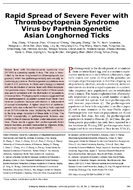 Rapid Spread of Severe Fever with Thrombocytopenia Syndrome Virus by Parthenogenetic Asian Longhorned Ticks