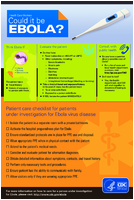 Health Care Workers Could It Be Ebola 20141021