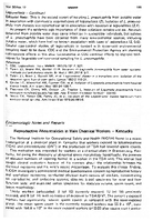 Reproductive Abnormalities in Male Chemical Workers  Kentucky