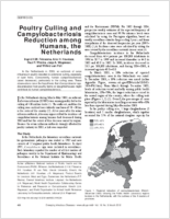 Poultry Culling and Campylobacteriosis Reduction among Humans the Netherlands
