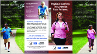 Physical Activity The Arthritis Pain Reliever brochure color
