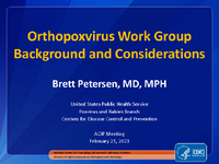 Background and Considerations
