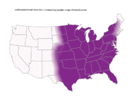 Surveillance for Coccidioidomycosis Histoplasmosis and Blastomycosis  United States 2019 Supplementary Figure 2 Estimated geographic range of histoplasmosis