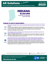 CDCs Investments to Combat Antibiotic Resistance Threats Indiana Fiscal Year 2023