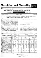 Morbidity and Mortality Weekly Report Vol 10 No 10 for Release March 17 1961