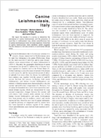 Canine Leishmaniasis Europe