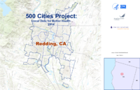 500 Cities Project Local Data for Better Health 2014 Redding CA