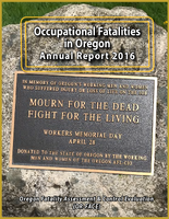 Occupational Fatalities in Oregon Annual Report 2016
