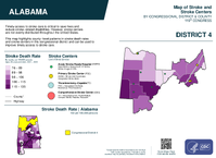 AL Congressional District 04 Stroke and Stroke Centers Map 119th Congress