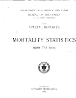 Mortality Statistics 1900 to 1904