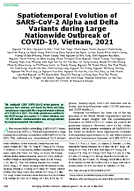 Spatiotemporal Evolution of SARSCoV2 Alpha and Delta Variants during Large Nationwide Outbreak of COVID19 Vietnam 2021