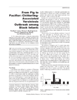 From Pig to Pacifier ChitterlingAssociated Yersiniosis Outbreak among Black Infants