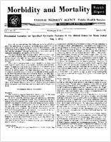 Morbidity and Mortality Weekly Report Vol 1 No 18 May 9 1952