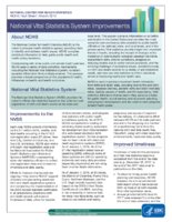 National Vital Statistics System improvements March 2019