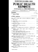 Public Health Reports  v 103 no 6  table of contents