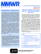 PolioFree Certification and Lessons Learned  SouthEast Asia Region March 2014