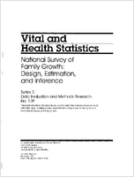 National Survey Family Growth Design Estimation and Inference